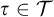 tau element of script upper T