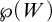 script upper P left parenthesis upper W right parenthesis