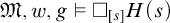 German upper M comma w comma g true white medium square Subscript s Baseline upper H left parenthesis s right parenthesis