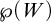 script upper P left parenthesis upper W right parenthesis
