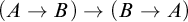 left parenthesis upper A right arrow upper B right parenthesis right arrow left parenthesis upper B right arrow upper A right parenthesis
