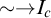 tilde right arrow upper I Subscript c