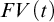 upper F upper V left parenthesis t right parenthesis