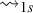 right squiggle arrow Subscript 1 s Baseline