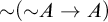 tilde left parenthesis tilde upper A right arrow upper A right parenthesis