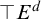down tack upper E Superscript d