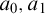 a 0 comma a 1