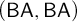 left parenthesis upper B upper A comma upper B upper A right parenthesis