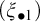 left parenthesis xi Subscript bullet 1 Baseline right parenthesis