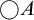 backslash leftcirc upper A