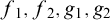 f 1 comma f 2 comma g 1 comma g 2