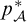 p Subscript backslash cal upper A Superscript asterisk