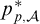 p Subscript p comma backslash cal upper A Superscript asterisk