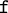 backslash texttt f