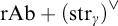 r A b plus open parenthesis s t r sub gamma close parenthesis to the vee power