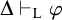 upper Delta right tack Subscript normal upper L Baseline phi