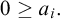 0 greater than or equals a Subscript i Baseline period