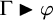 upper Gamma black right pointing triangle phi