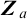 upper Z Subscript a