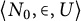 left angle bracket upper N 0 comma element of comma upper U right angle bracket