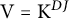 normal upper V equals upper K Superscript upper D upper J