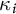 kappa Subscript i