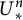 upper U Subscript asterisk Superscript n