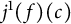 j Superscript 1 Baseline left parenthesis f right parenthesis left parenthesis c right parenthesis