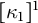 kappa 1 Superscript 1