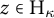 z element of upper H Subscript kappa