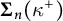 upper Sigma Subscript n Baseline left parenthesis kappa Superscript plus Baseline right parenthesis