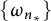 StartSet omega Subscript n Sub Subscript asterisk Subscript Baseline EndSet