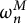 omega Subscript n Superscript upper M