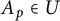 upper A Subscript p Baseline element of upper U