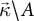 ⃑ kappa divided by upper A