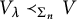 upper V Subscript lamda Baseline precedes Subscript upper Sigma Sub Subscript n Baseline upper V