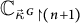 upper C Subscript ⃑ kappa Sub Superscript backslash hspace 0.7 p t upper G up harpoon with barb right left parenthesis n plus 1 right parenthesis
