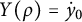 upper Y left parenthesis rho right parenthesis equals ̇ y 0