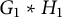 upper G 1 asterisk upper H 1