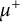 mu Superscript plus