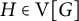 upper H element of normal upper V upper G