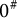 0 Superscript number sign