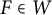upper F element of upper W