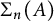 upper Sigma Subscript n Baseline left parenthesis upper A right parenthesis