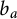 b Subscript a