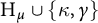 upper H Subscript mu Baseline union StartSet kappa comma gamma EndSet