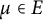 mu element of upper E