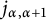 j Subscript alpha comma alpha plus 1