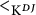 less than Subscript upper K Sub Superscript upper D upper J Baseline