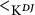 less than Subscript upper K Sub Superscript upper D upper J Baseline